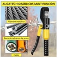 thumbnail image 4 of Pinza Hidráulica Ponchadora 6 Toneladas Con 8 Pares Estuche, 4 of 4