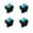 Green, variant on Treedix 4PCS KCD4 Square Rocker Switch with Light 4Pin ON/Off 2-Position DPST Rocker Boat Switch 16A/20A AC 250V/125V for Car, Motorcycle (Green)
