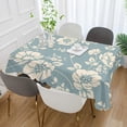 thumbnail image 5 of SKYSONIC Floral Pattern Tablecloth Waterproof Washable Polyester Square Table Cover Durable Tablecloth for Kitchen Dining Table Party Decor (54 X 72 Inch), 5 of 7