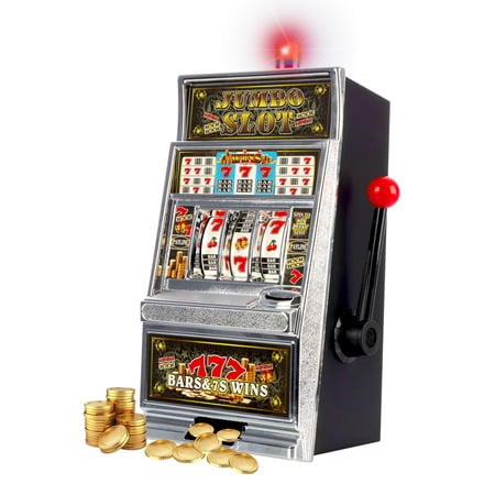 Trademark Games Real Slot Machine with Realistic Jackpot Lights and Sounds Trademark Games Real Slot Machine with Realistic Jackpot Lights and Sounds