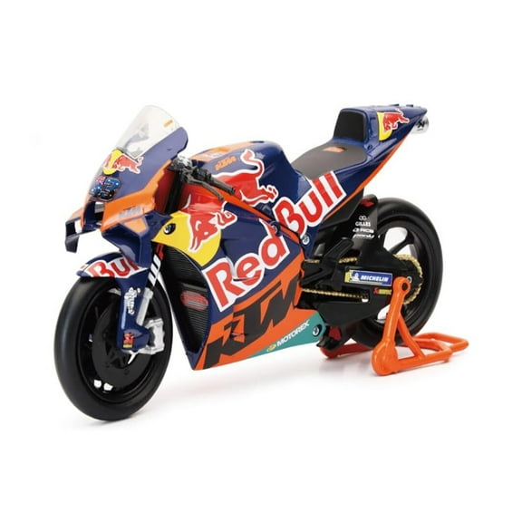 CHUNYAN 1:18 Red Bull KTM 2023 RC16 GP Racing Track RC16 Simulation Alloy Motorcycle Model