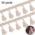 thumbnail image 1 of Tassel Fringe Trim, Cotton Lace, Tassels Fringe Lace Trim Ribbon, 1 of 2