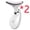 2pcs White, variant on EMS Thermal Neck Lifting And Tighten Massager Electric Microcurrent Wrinkle Remover LED Photon Face Beauty Device For Woman