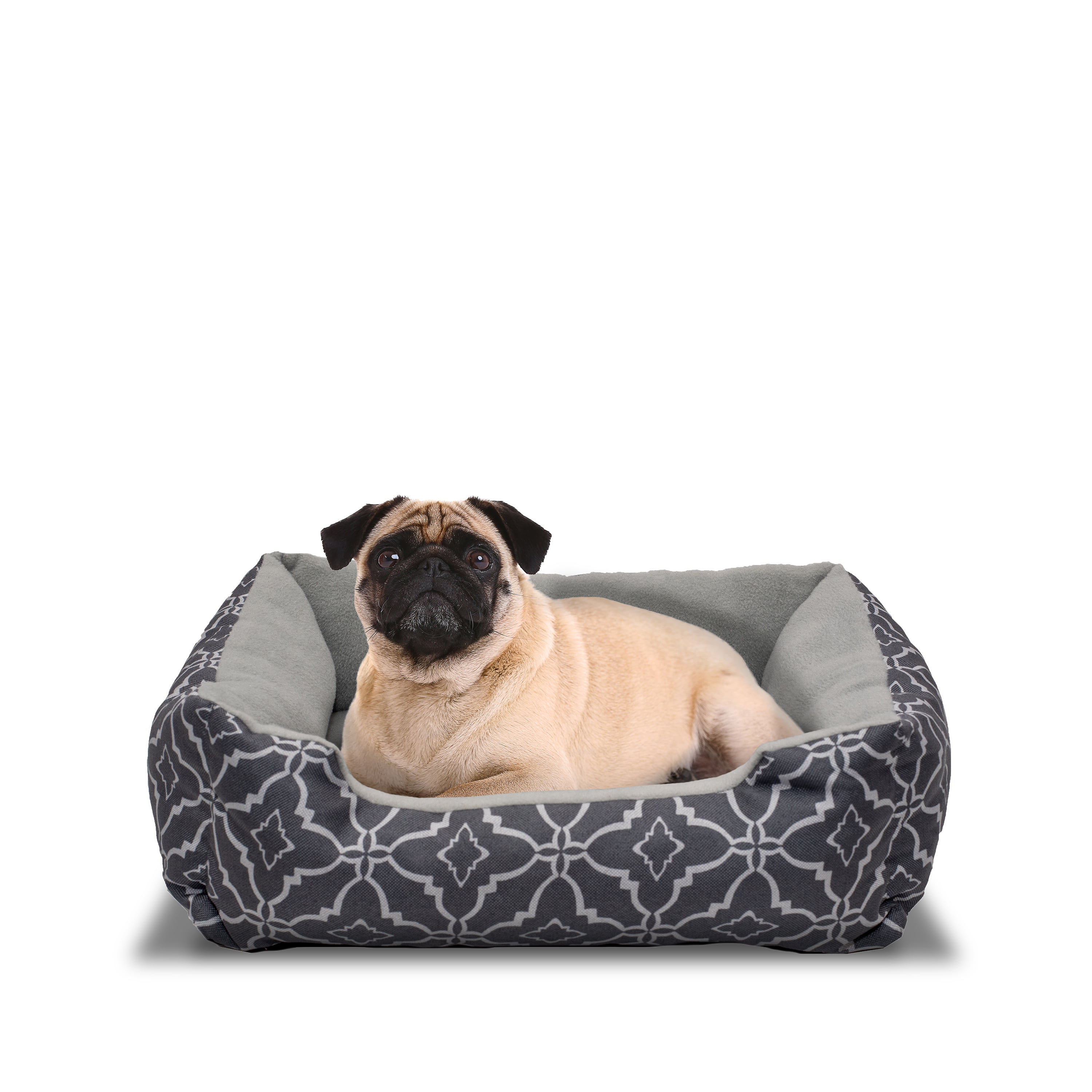 Vibrant Life Cozy Cuddler with Bolstered Walls Dog and Cat Bed, Small