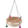 thumbnail image 5 of Bird Toy Safe Parrot Straw Durable Swing Nest Hanging Bird Cage, 5 of 5
