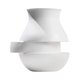 thumbnail image 1 of Jarrones de resina laminados blancos con geometría abstracta, decoración artística para el hogar, accesorios para arreglos florales, utensilios y adornos, 1 of 3