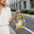thumbnail image 4 of Knitted Handbag for Women, Lightweight Stylish Commuting Bag with Magnetic Buckle and Flexible Shape, Practical Small Item Storage for Shopping, Dating, Office, and Everyday Activities, 4 of 7