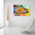thumbnail image 6 of Epic Art 'Fish' by Dean Russo, Acrylic Glass Wall Art, 36"x24", 6 of 8