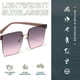 thumbnail image 3 of Gafas de sol de moda para damas sin marco Gafas de sol de moda europeas y americanas, hechas de PC y aleación., 3 of 5