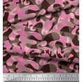 thumbnail image 3 of Soimoi Poly Georgette Fabric Two Tone Camouflage Print Fabric by The Yard 42 Inch Wide, 3 of 3
