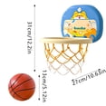 thumbnail image 3 of Riforla Panier de Basketball Intérieur pour Enfants Ensemble Ajustable Mini Support de Basketball pour Tout-Petits (1 3 Ans) Jouet de Sport pour Garçons Éducation B, 3 of 4