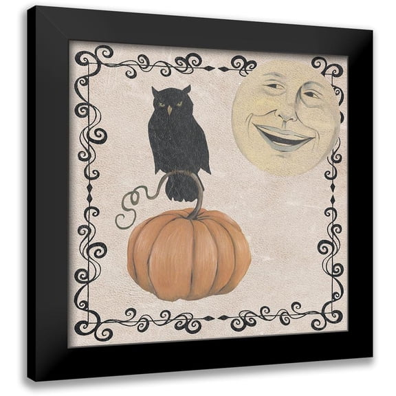 Popp, Grace 12x12 Black Modern Framed Museum Art Print Titled - Vintage Halloween Collection E