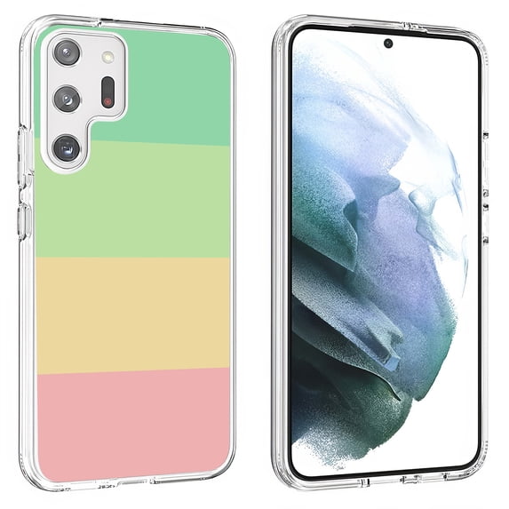 TalkingCase Slim Phone Case Compatible for Samsung Galaxy S23 Ultra 2023, Green Stripes Print, Lightweight, Flexible, USA