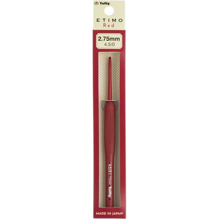 UPC: 0846550017835 | Tulip Etimo Red Crochet Hook W/ Cushion Grip-2.75mm