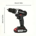 thumbnail image 7 of Cordless Lithium-ion Drill/Driver, 2-Speed Electric Drill for Home DIY Use, 7 of 7