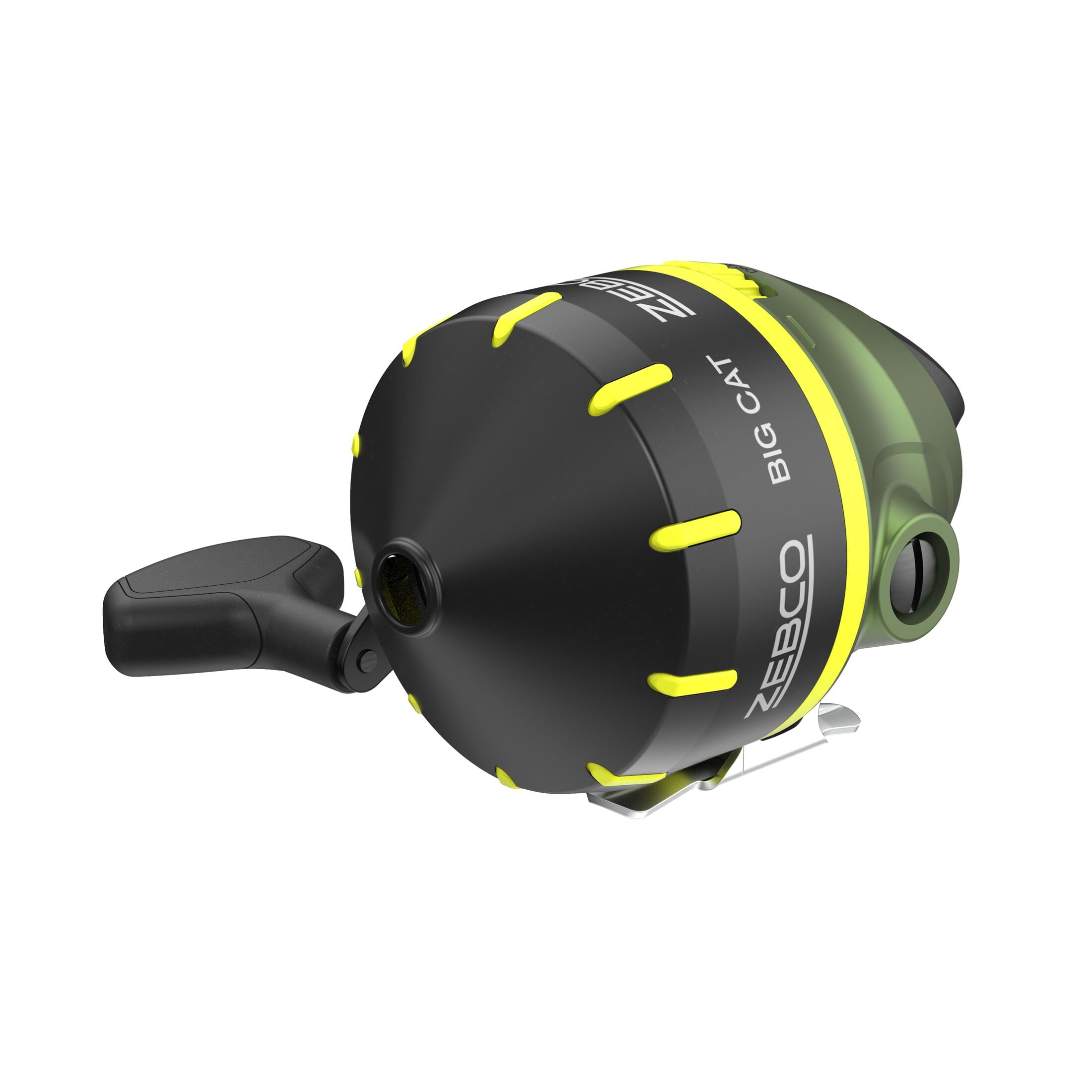 Zebco Big Cat Spincast Reel and Fishing Rod Combo, 8-Foot Rod, Pre-Spooled 25-Pound Line, Forest Green