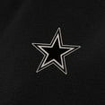 thumbnail image 2 of Women's Antigua  Black Dallas Cowboys Nostalgic Full-Zip Vest, 2 of 2