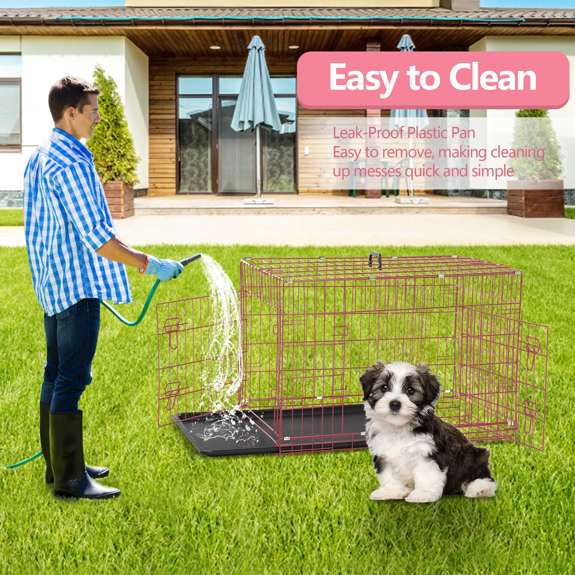 24 inch sale plastic dog crate