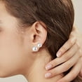 thumbnail image 5 of Cterwk 5 Pairs Pearl Stud Earrings Set Tiny Small and Big Ball Pearl Earrings for Women, 5-10mm, 5 of 6