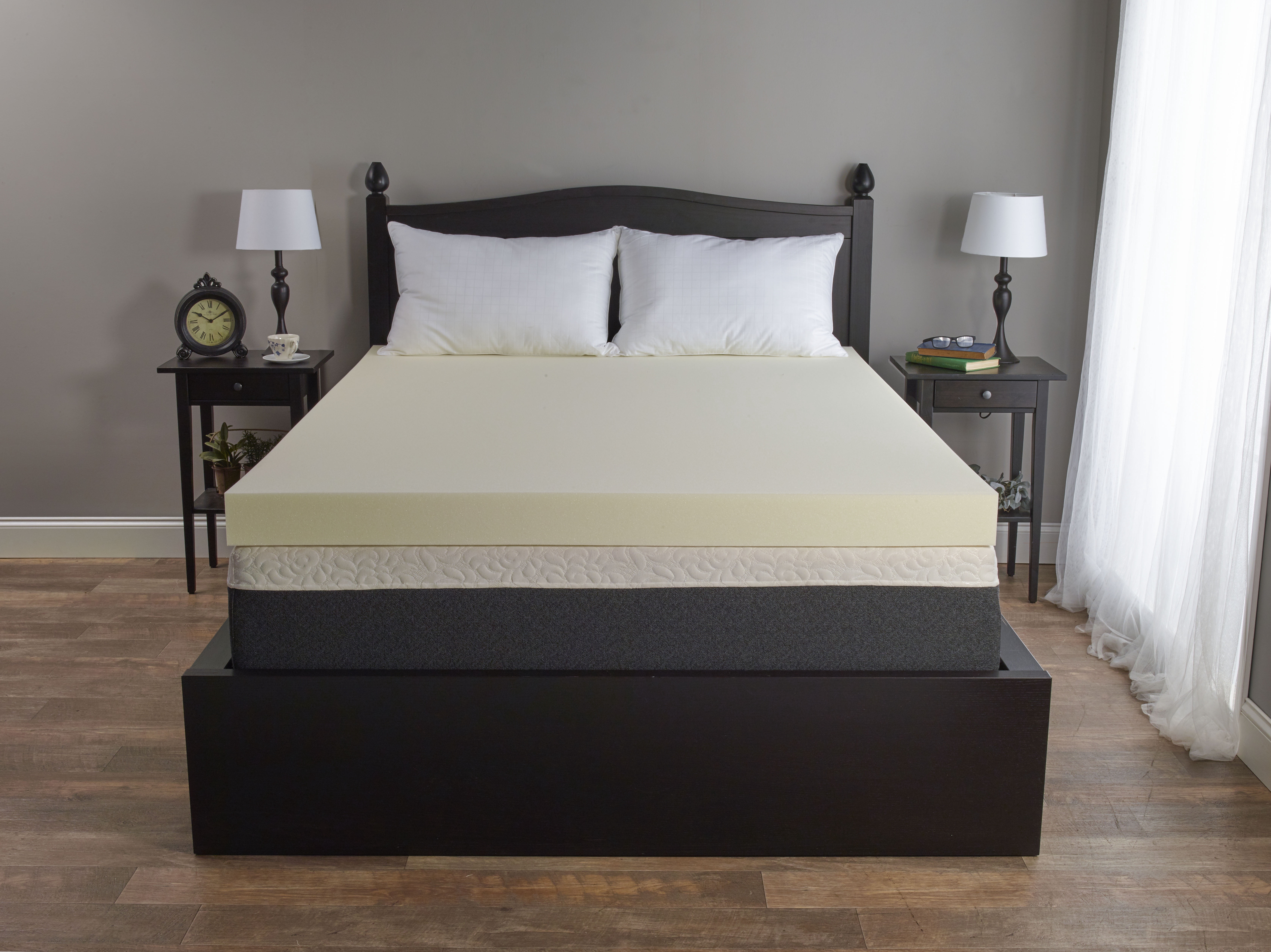 Memory Foam Mattress Topper, Twin, 4 inch, Isotonic