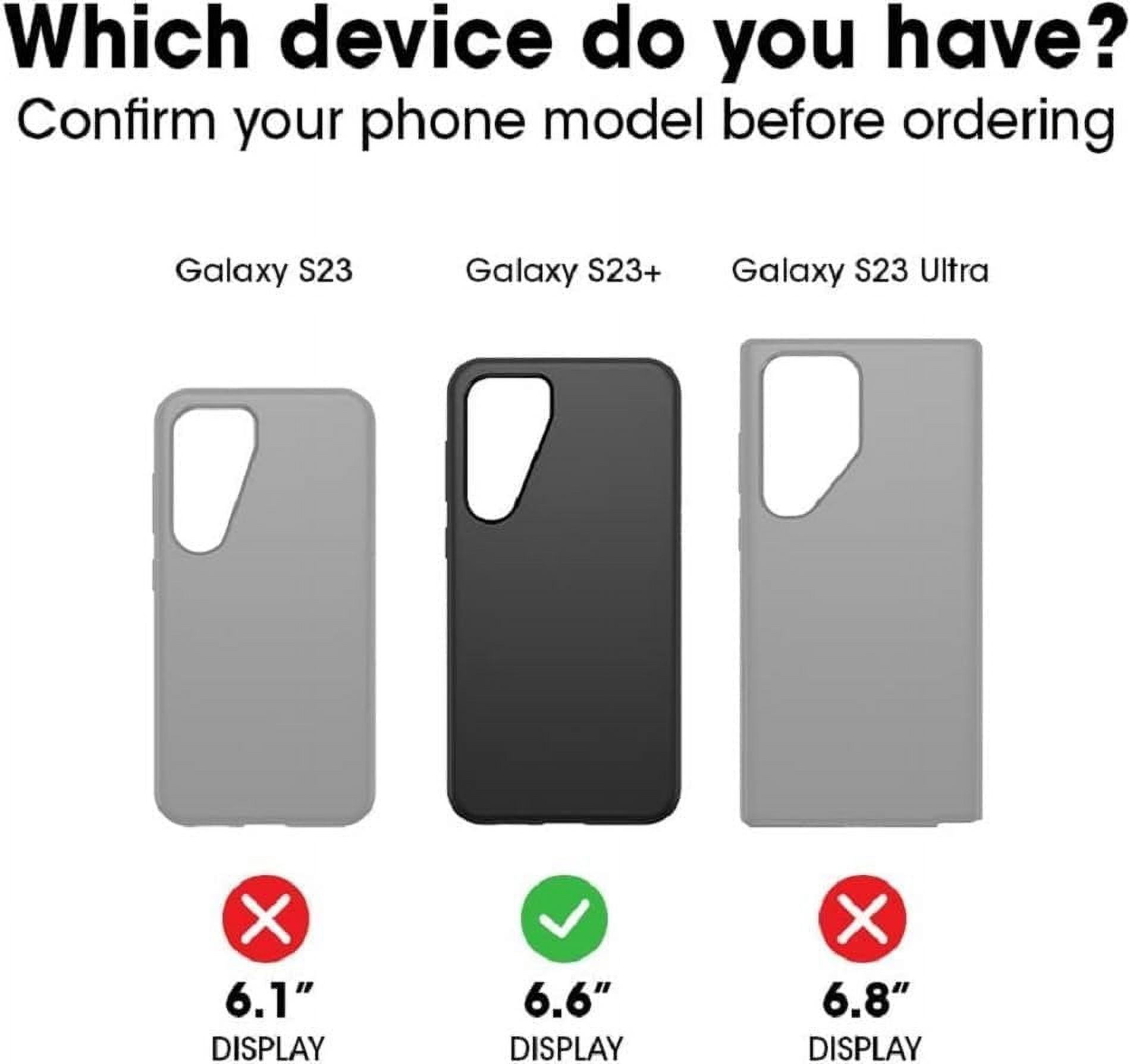 OtterBox Galaxy S23+ Only - Commuter Series Case - Don't Be Blue, Slim & Tough, Pocket - Friendly - with Port Protection - Non-Retail Packaging