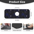 thumbnail image 2 of Pofeuu Physical Formulas Print Splash Guard for Sink Faucet Sink Gadgets-Splash Guard Behind Faucet Drip Catcher for Kitchen, Bathroom,Sink Mat, 2 of 7