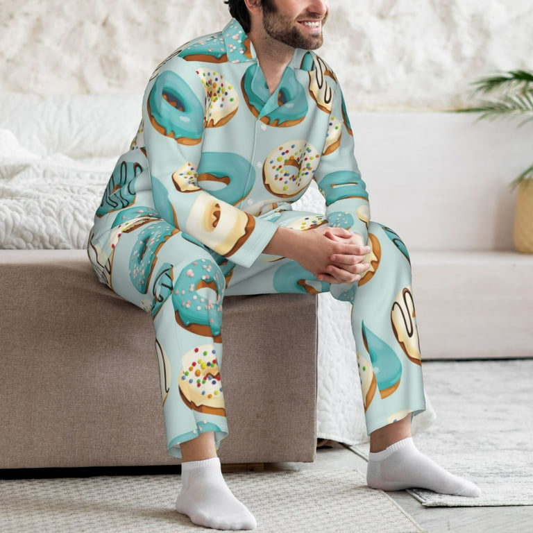 Mens donut pajamas shop