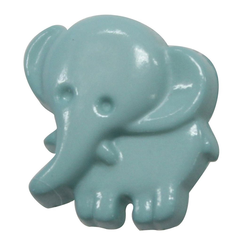 LA VOGUE Decorative Shank Button — Aqua, 18 mm, 18 mm