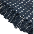 thumbnail image 2 of Melbourne Dot Navy Blue Cotton Throw 50x60, 2 of 3