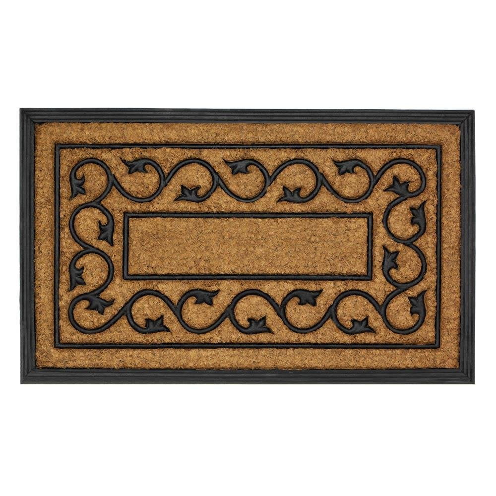 Door Mats, Ivy Vines Coir Outdoor Decorative 18x30 Mat