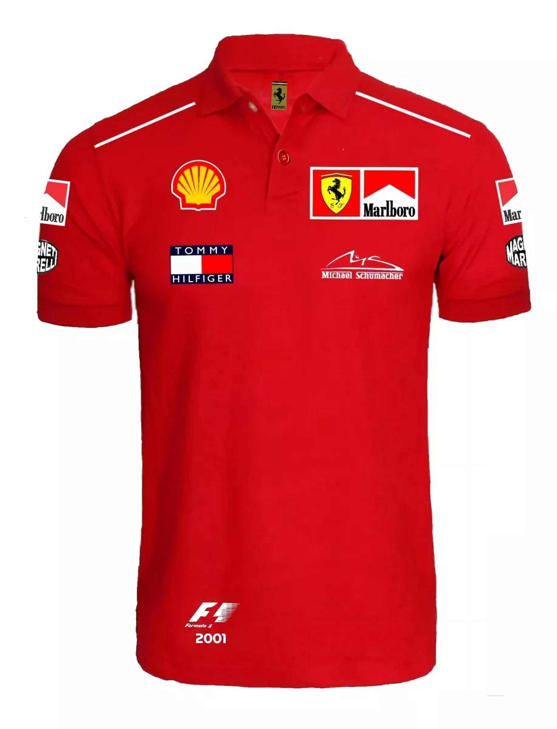 Playera Polo Retro M. Schumacher Esc. Ferrari F1*2001*cab. | Bodega ...