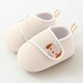 thumbnail image 2 of Quealent Toddler Slippers Boys Girls House Slippers Kids Winter Boots Warm Lightweight House Shoes Non-slip Indoor Slipper Shoes Beige for Size 4.5, 2 of 6