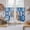 Blue, variant on Funny Panda Tier Curtains 24 Inch Length, Cute Modern Lovely Animals on Showering Blue Cafe Short Curtains for Bathroom Over Sink, Small Kitchen Curtain Light Filtering Drapes 2 Panels 27.5"Wx24"L