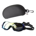 thumbnail image 4 of Gafas de natación profesionales Macarena protector de ojos buceo resistente al agua vista amplia antiniebla negro, 4 of 8