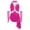 Hot Pink, variant on Girls Shiny Rhinestone Mesh Jazz Latin Dance Leotard Asymmetric Gymnastics Bodysuit with Gloves Orange 8