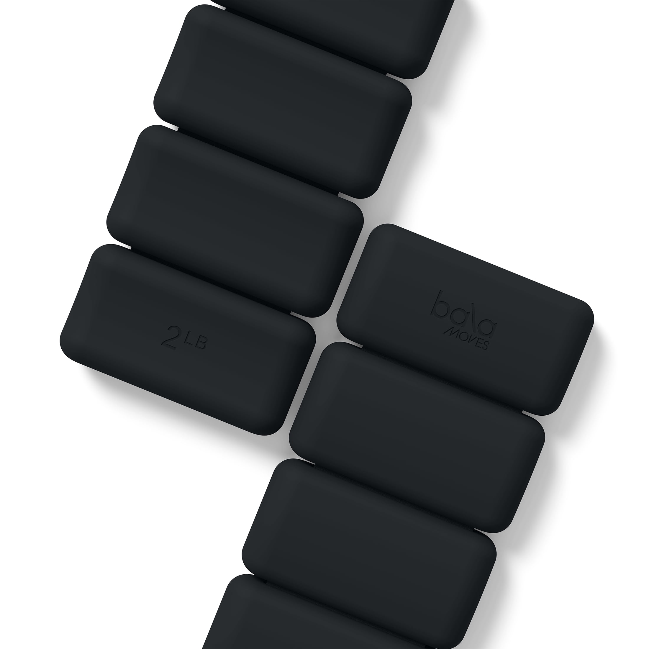 Bala Moves 2lb Wrist and Ankle Weights, Graphite