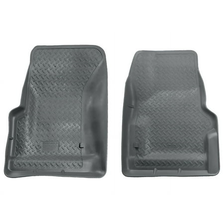 Husky Liners by RealTruck Classic Style Series | 1997 - 2006 Jeep Wrangler | Front Floor Liners, Grey | 31732