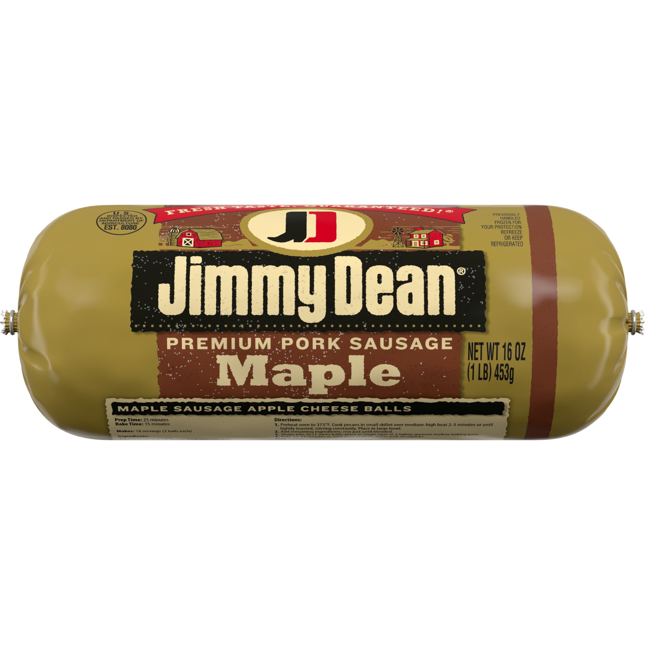 Jimmy Dean Premium Maple Pork Sausage Roll, 16 oz