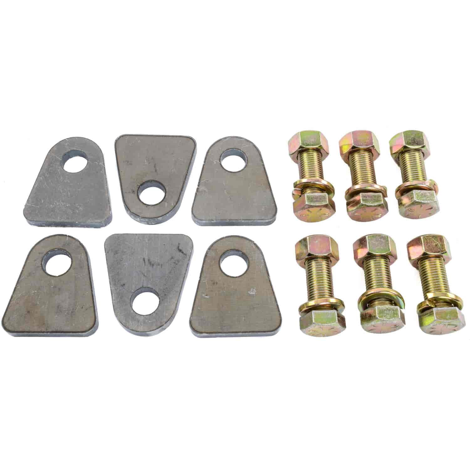 JEGS 70042 Safety Harness Mounting Tab & Bolt Kit Includes (6) 1.750