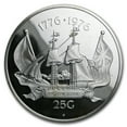 thumbnail image 2 of 1976 Netherlands Antilles Proof Silver 25 Gulden USA Bicentennial, 2 of 2