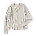 thumbnail image 2 of Aeropostale Womens Choker Pullover Blouse, Grey, Juniors, Medium, 2 of 2