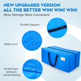 thumbnail image 3 of AlexHome Moving Bags Heavy Duty,Extra Large Packing Bags for Moving,Reusable Plastic Moving Totes,Clothes Storage Containers,Moving Supplies Bins,Compatible with Ikea Frakta Cart (Blue,Set of 5), 3 of 4