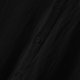 thumbnail image 5 of Camisa De Botones Para Hombre Camisa de lino de algodón de media manga sólida informal con cuello vuelto para hombre Camisa con botones (Black, XXL), 5 of 6