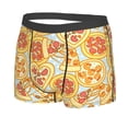 thumbnail image 2 of Balery Cute Pizza In Various Men's Boxer Briefs, Soft and Breathable Cotton Underwear with nylon Waistband-Large, 2 of 9