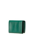 thumbnail image 2 of Pre-Owned Balenciaga logo tri-fold wallet in green leather for women. (Good), 2 of 11