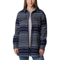 thumbnail image 5 of Columbia Women's Calico Basin Shirt Jacket, Dark Nocturnal Stripe, X-Large, 5 of 8