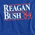 thumbnail image 2 of Reagan Bush 84 Unisex Graphic Tee For Men & Women, 2 of 7