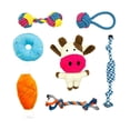 thumbnail image 3 of Toy de perro Pet Juguete Conjunto de cables de juguete Portable Mordimiento resistente al desgaste Ciñón para perros Catheing Resistente al kit de 7 piezas, 3 of 8