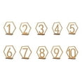 thumbnail image 2 of PENGXIANG 10Pcs Wedding Birthday Party Decoration Wooden Table Number Freestanding Dining Hall Custom Antique Cards Welcome Signs, 2 of 11
