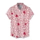 thumbnail image 5 of Camisa hawaiana de moda para hombre, blusa informal con botones para playa, verano, día de San Valentín, estampado 3D, corazón de amor, manga corta, ropa, 5 of 5